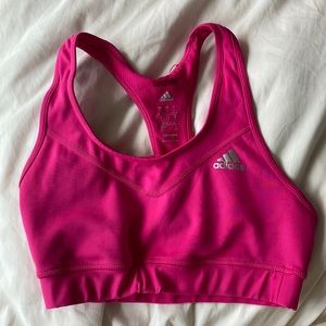 Adidas - Neon Pink Techfit Women’s Sports Bra